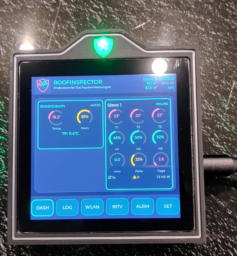 RoofInspector 主机单元,配 4 英寸触摸屏仪表盘