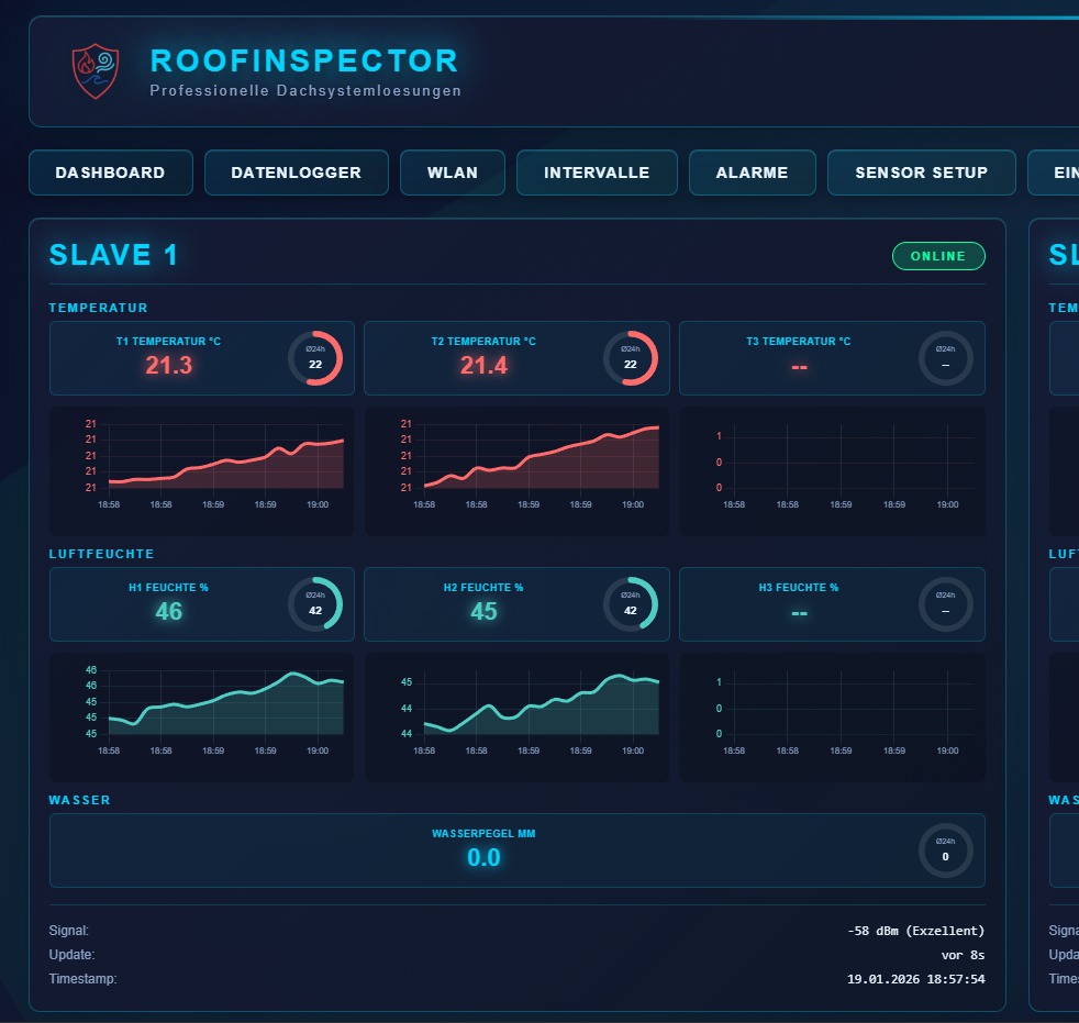 RoofInspector Web Dashboard